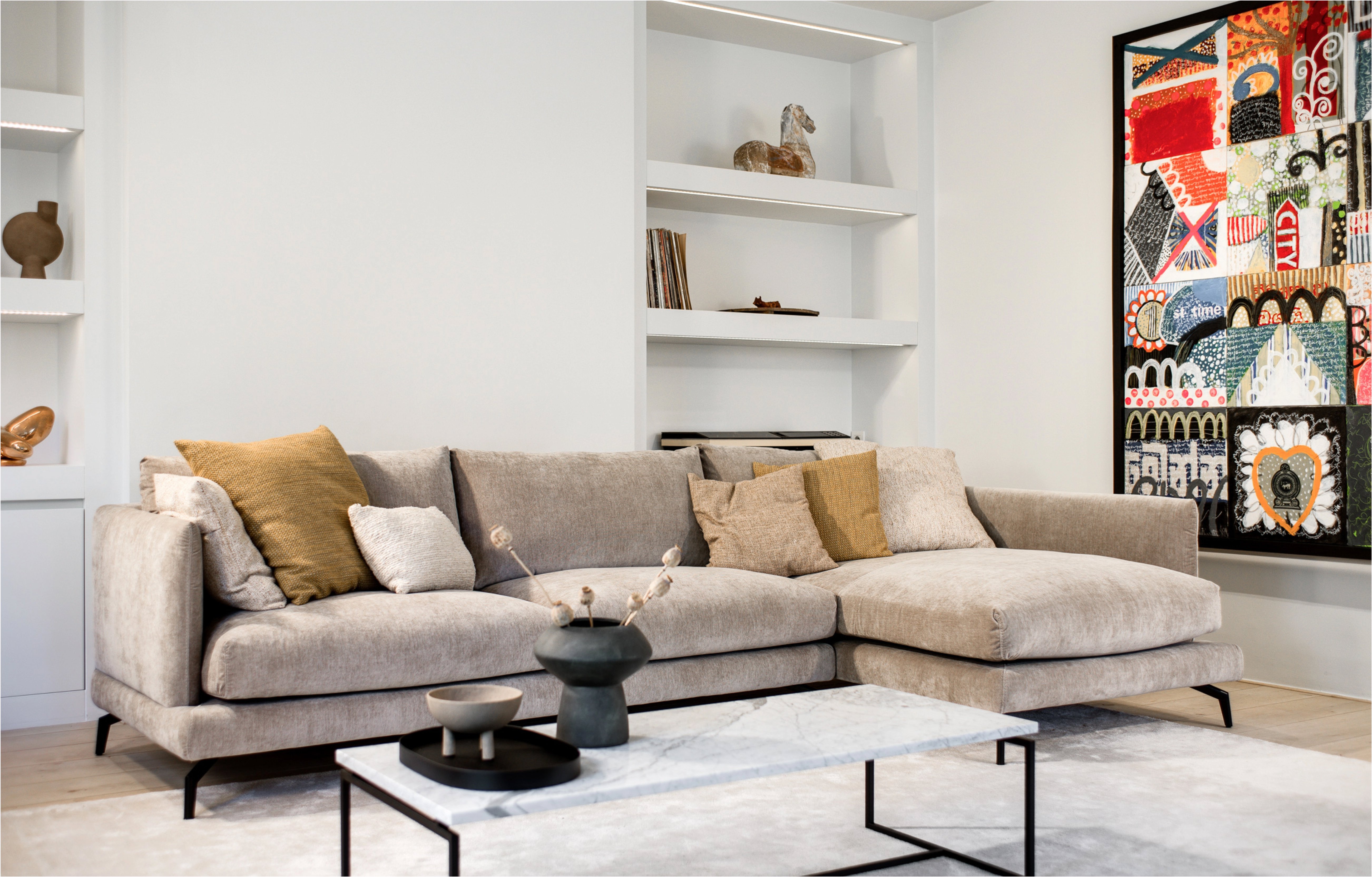 Indeling rechthoekige woning | Table du Sud