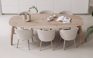 Deens ovale eettafel