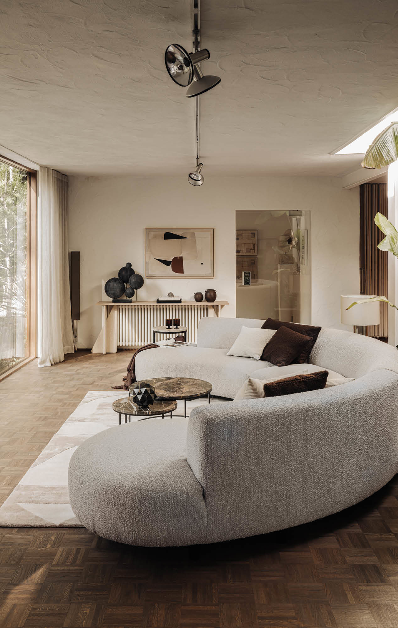 Organische tot asymmetrische salontafel | Table du Sud