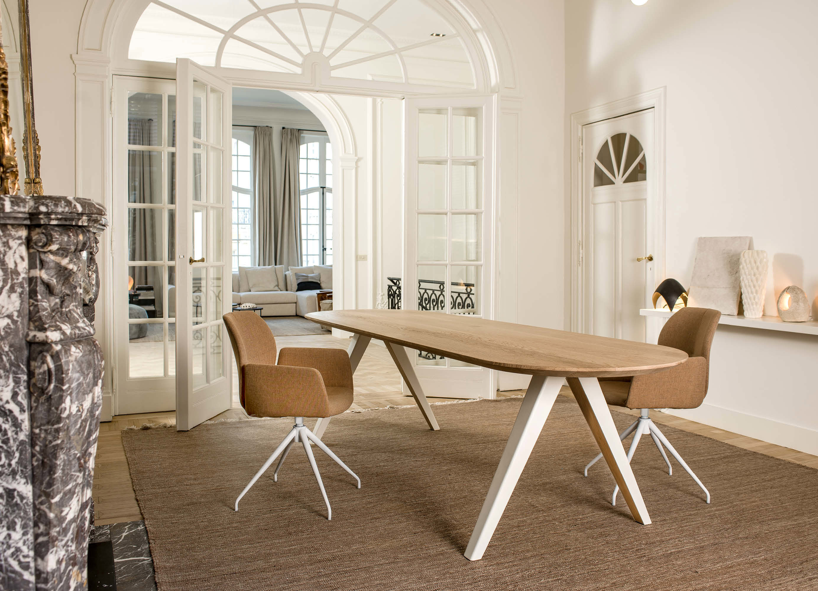 Halve cirkels eettafels | Table du Sud