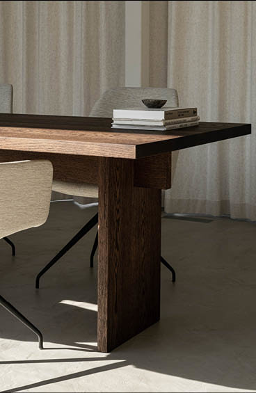 Aantal stoelen aan rechthoekige eettafel | Table du Sud