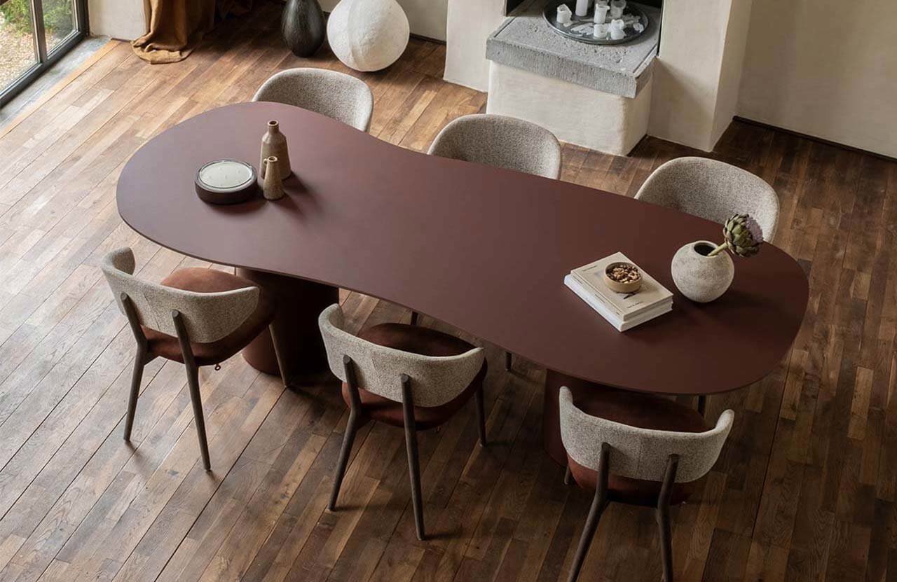 Woontrends 2024 organische vormen | Table du Sud