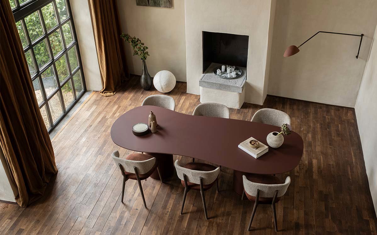 Woontrends 2024 organische eettafel | Table du Sud