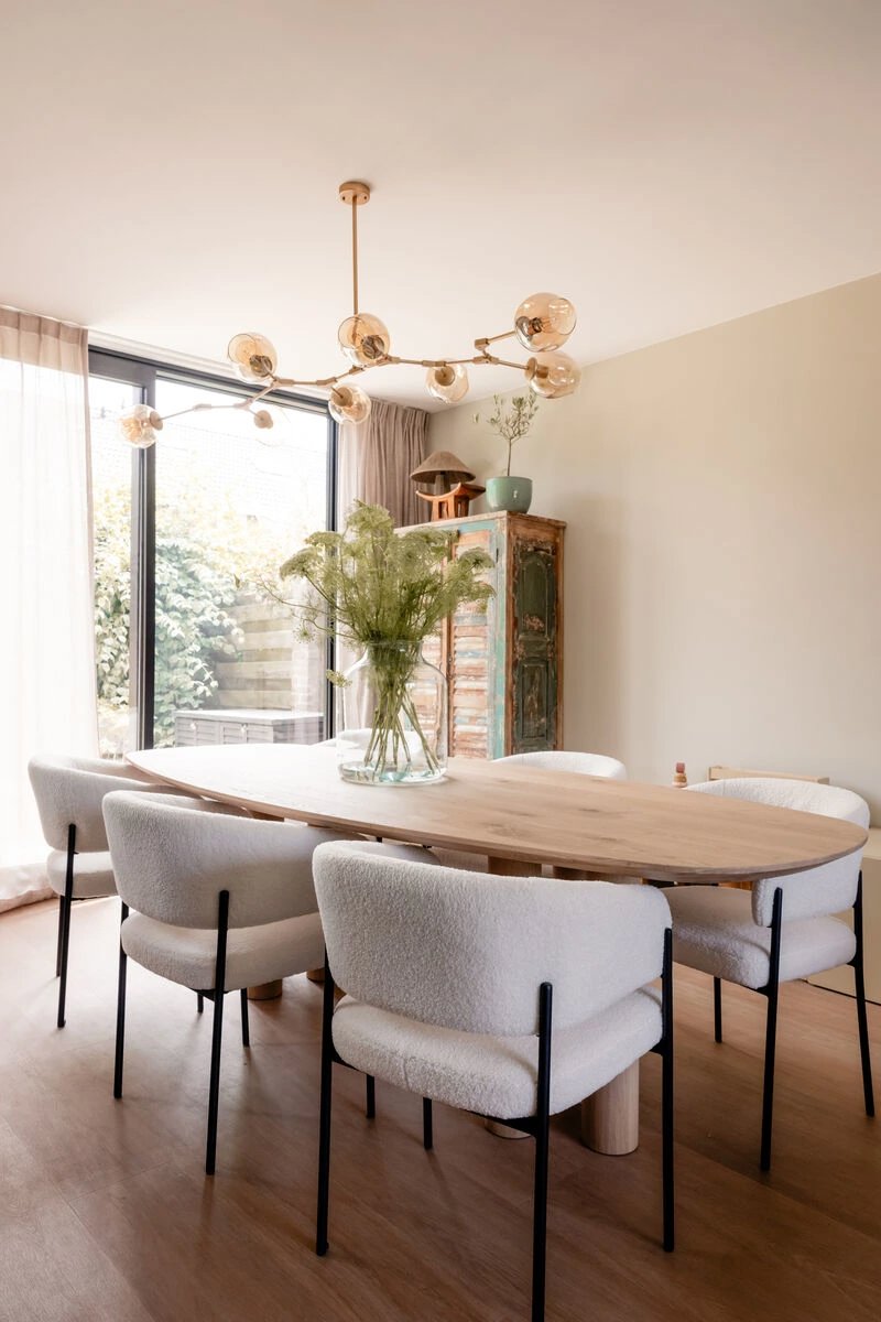 Eethoek Kopen Zonder Kijken met 6 eetkamerstoelen