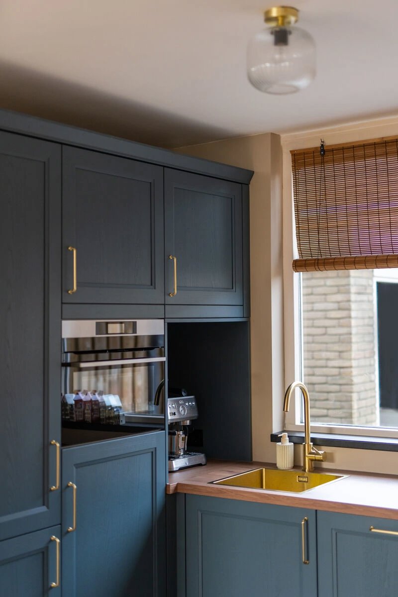 Kopen zonder kijken deel van de blauwe keuken