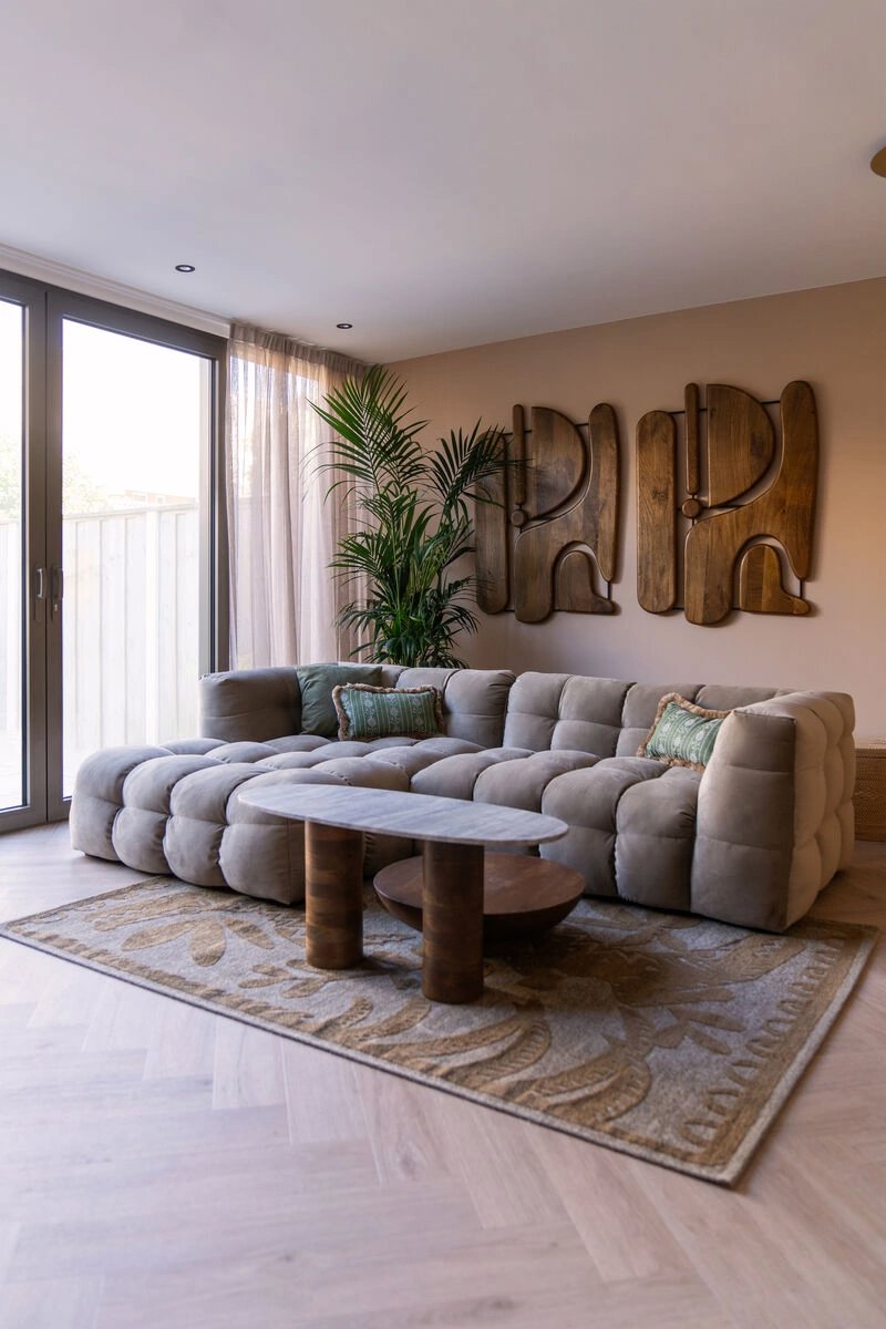 Kopen Zonder Kijken woonkamer met Massimo bank en salontafel