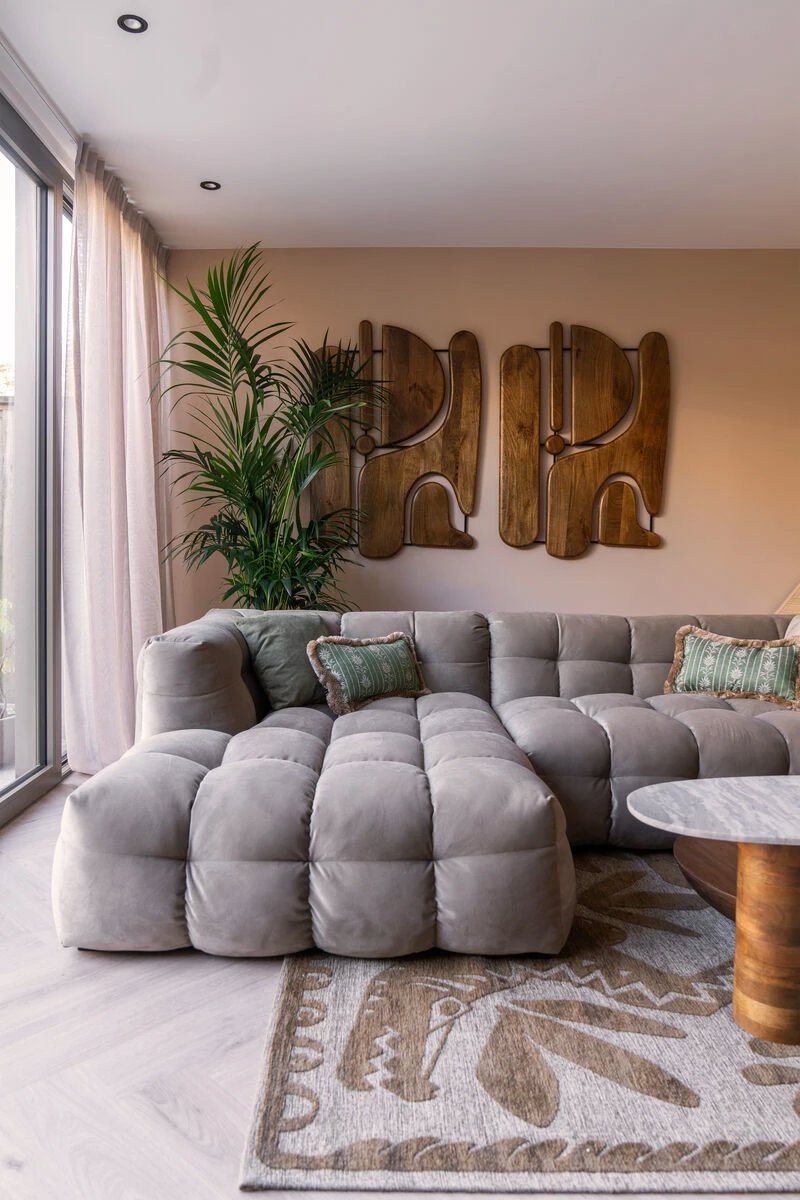 Kopen Zonder Kijken woonkamer met compacte hoekbank