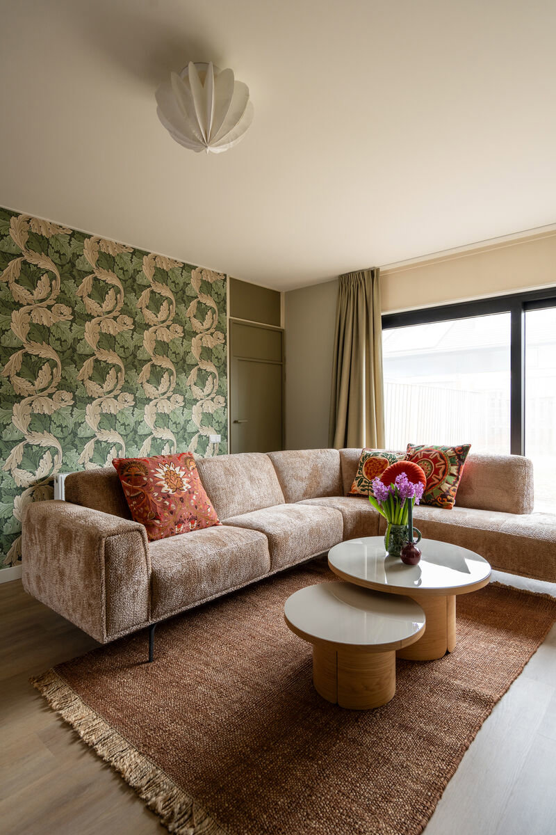 Kopen zonder kijken woonkamer hoekbank en vloerkleed