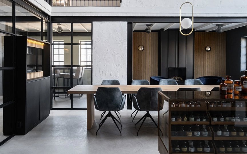 Industrieel interieur