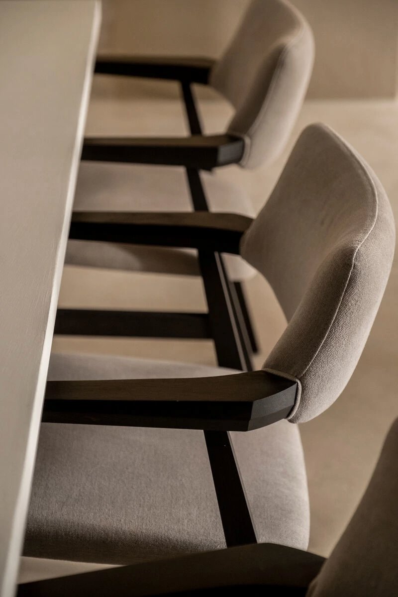 Close up van Table du Sud stoelen