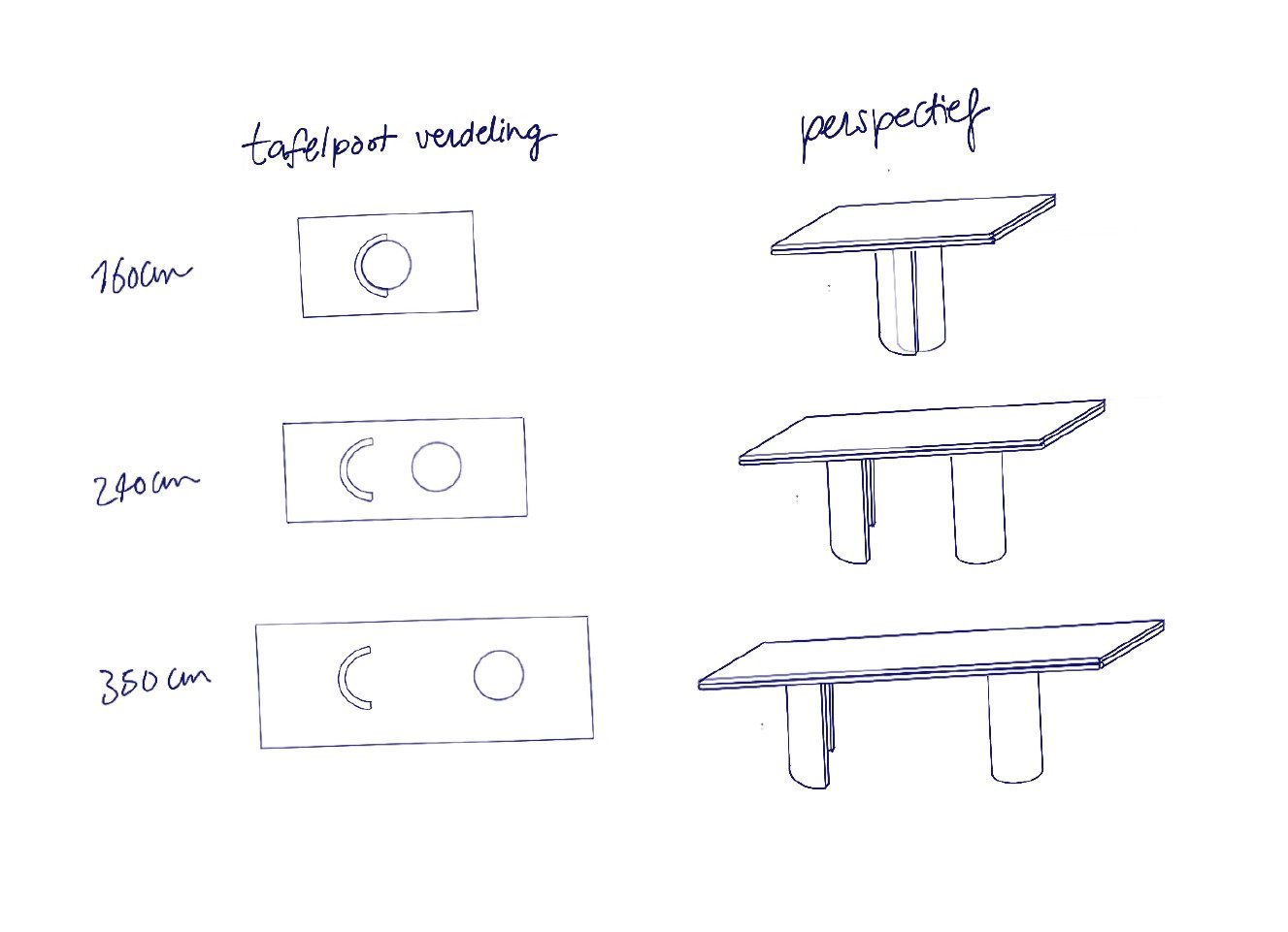 Schets van Jelena Obradov deelneemster Design Contest