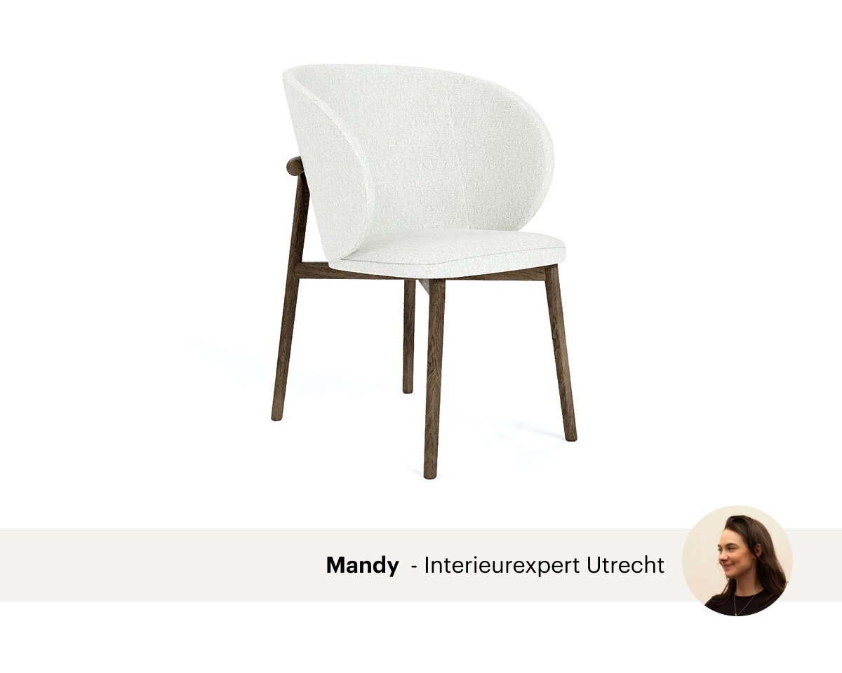 Render van de Faro eetkamerstoel van Table du Sud