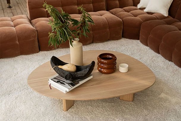 Organische salontafel