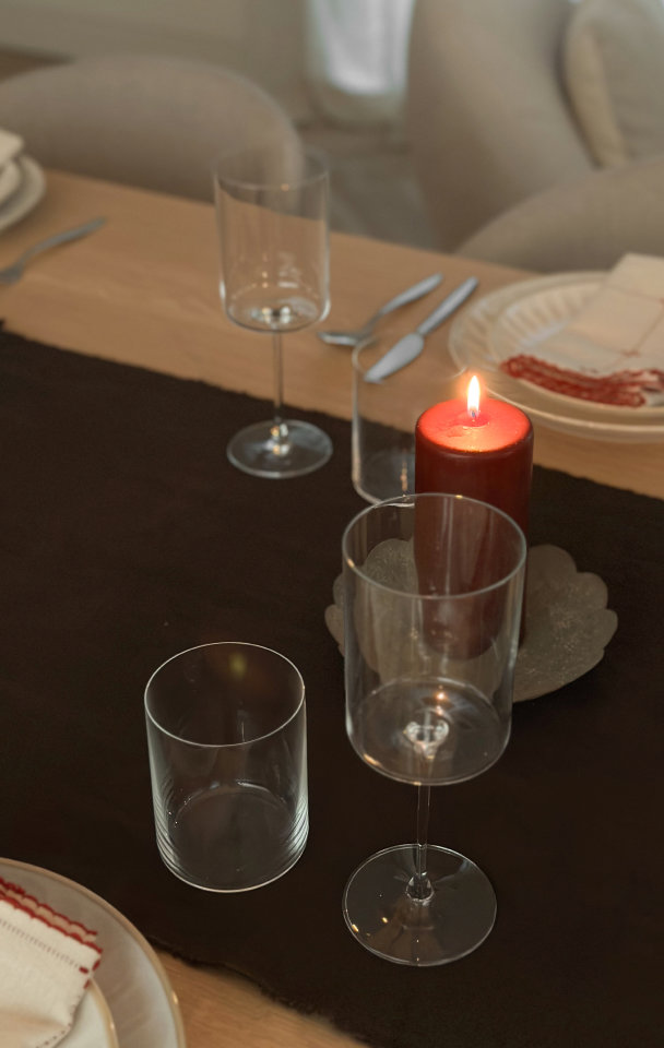 Kerst decoratie kersttafel Table du Sud