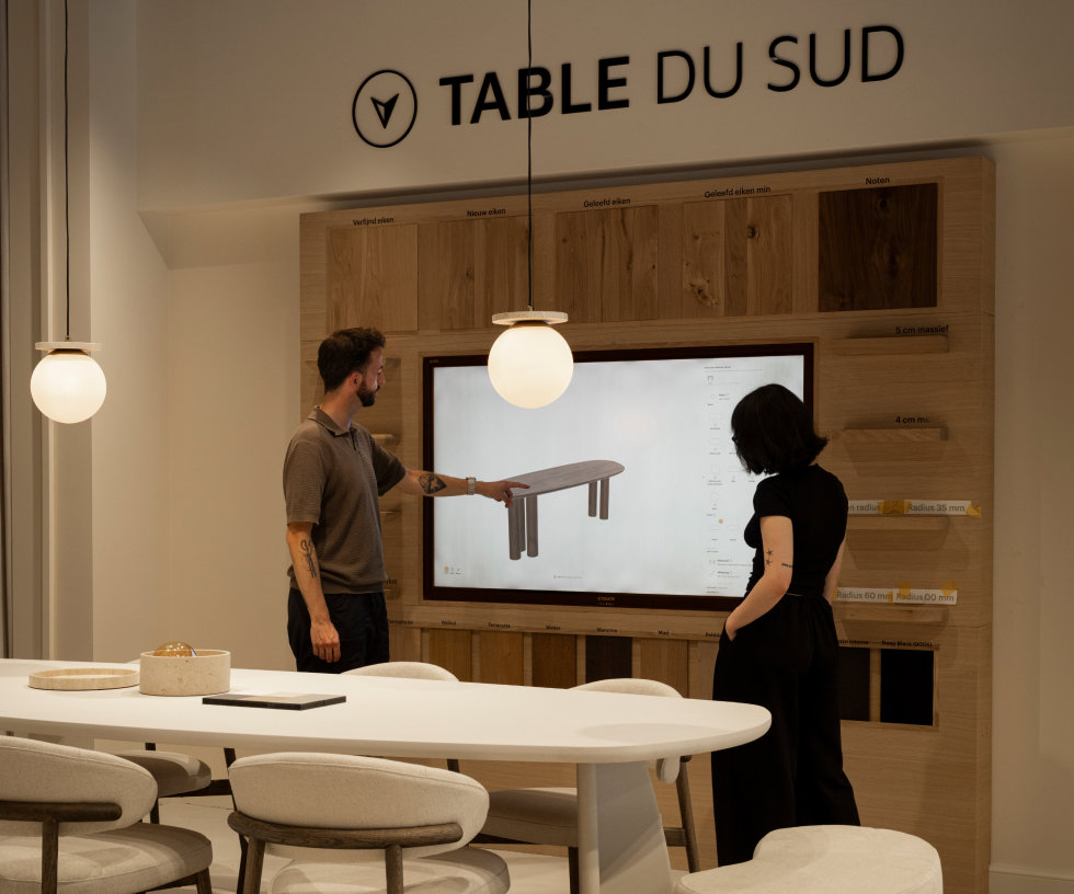 3D configurator meubels samenstellen Table du Sud