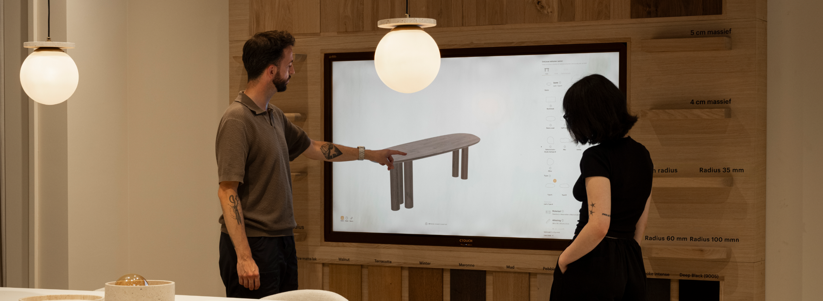 Interieur samenstellen met 3D configurator Table du Sud desktop