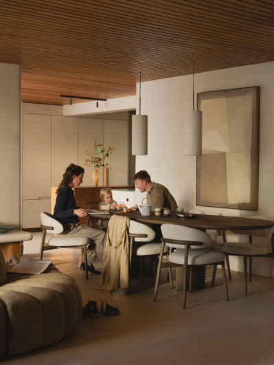 Table du Sud vind je stijl eettafel met eetkamerstoelen voor het hele gezin