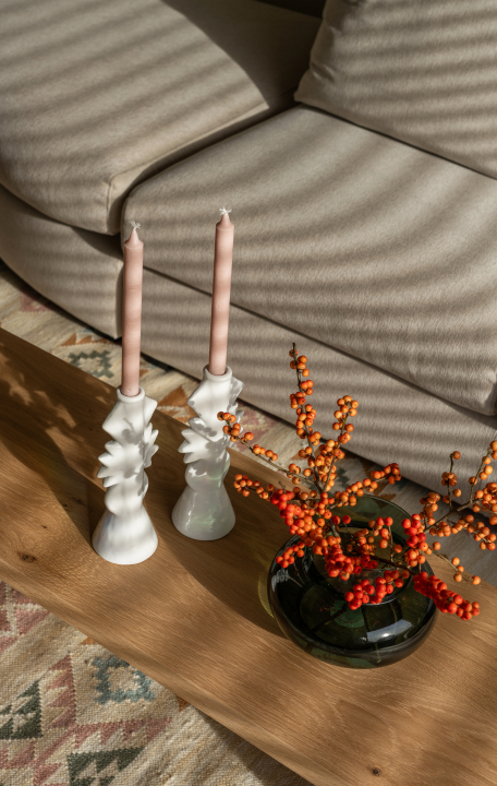 Close-up van eikenhouten salontafel Ethan voor Kopen Zonder Kijken 2026