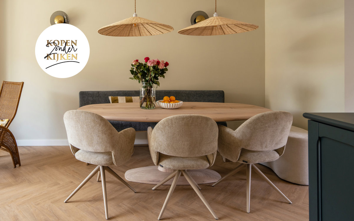 Eetkamerset aflevering 16 maart Kopen Zonder Kijken 2026