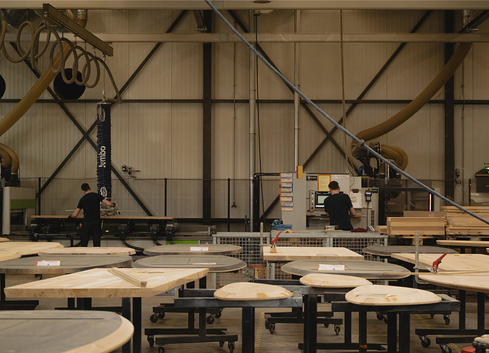 Over Table du Sud: Werkplaats in Heeze