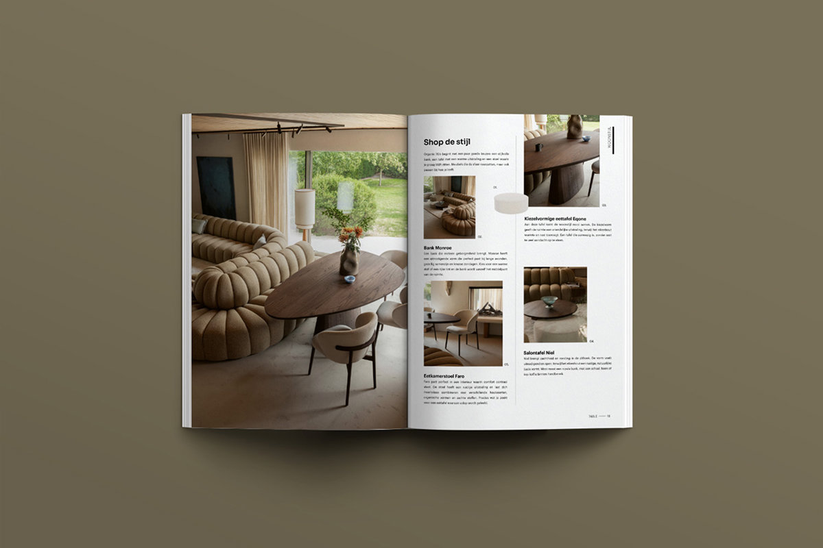 Interieur inspiratie magazine van Table du Sud meubels 