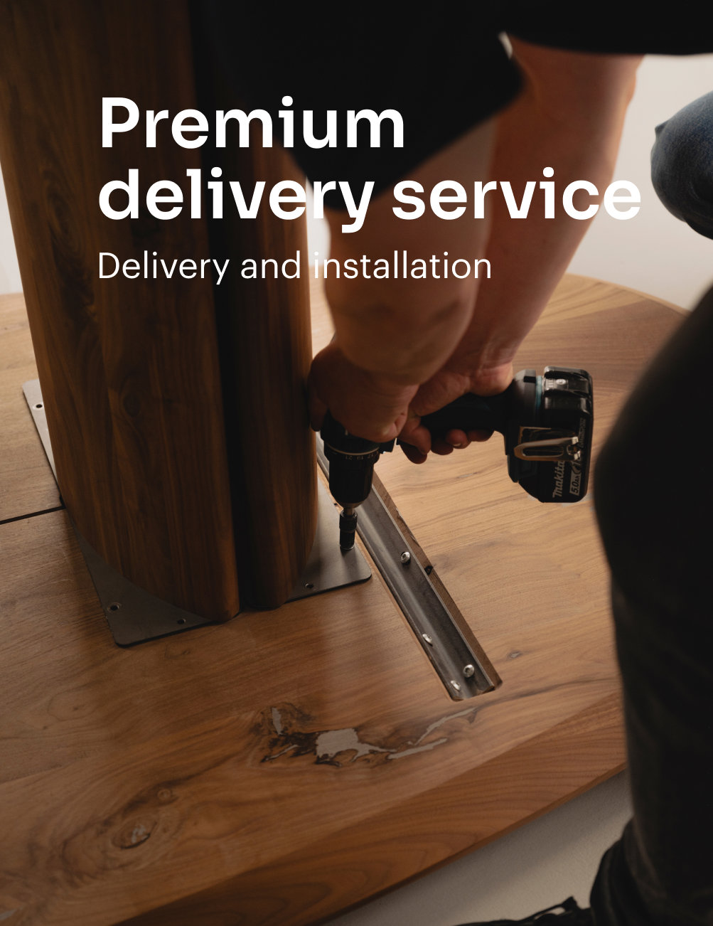 Montage van de meubels bij je thuis met de Table du Sud premium bezorging