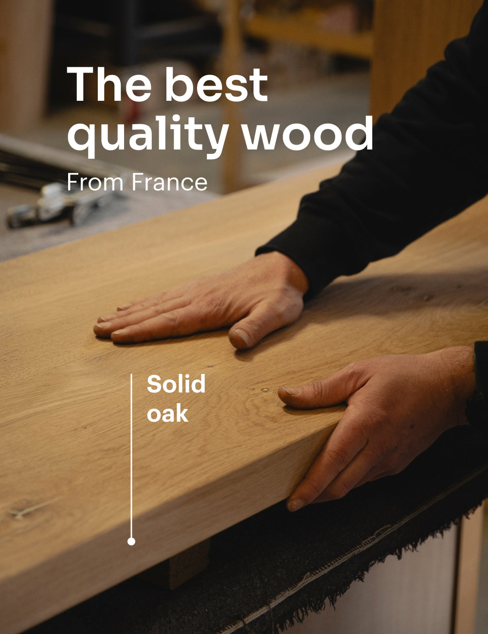 Banner massief hout-ENG
