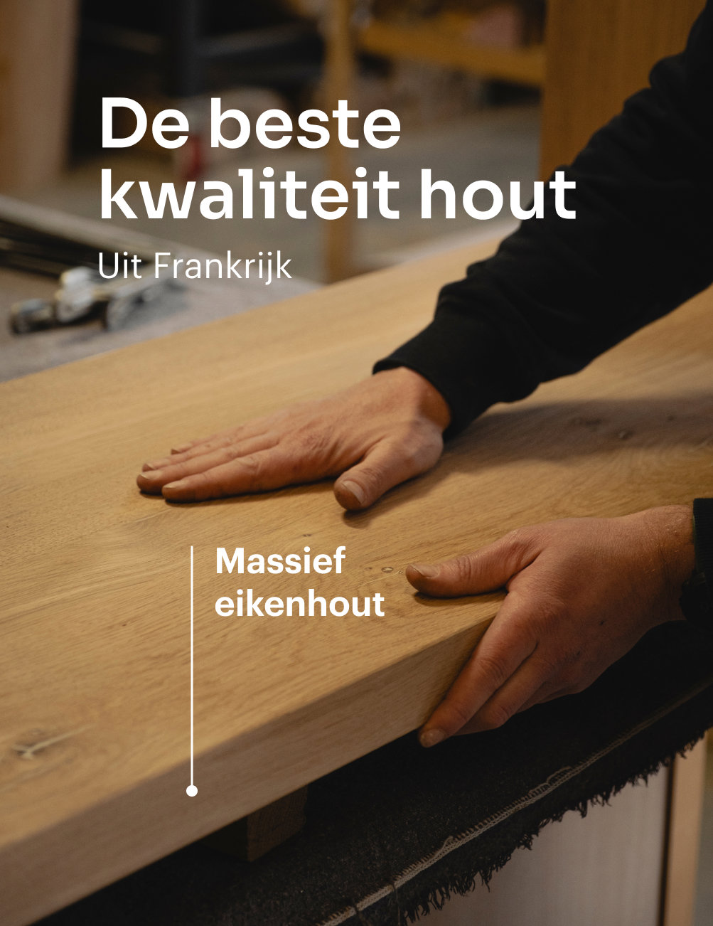 Banner massief hout-NL