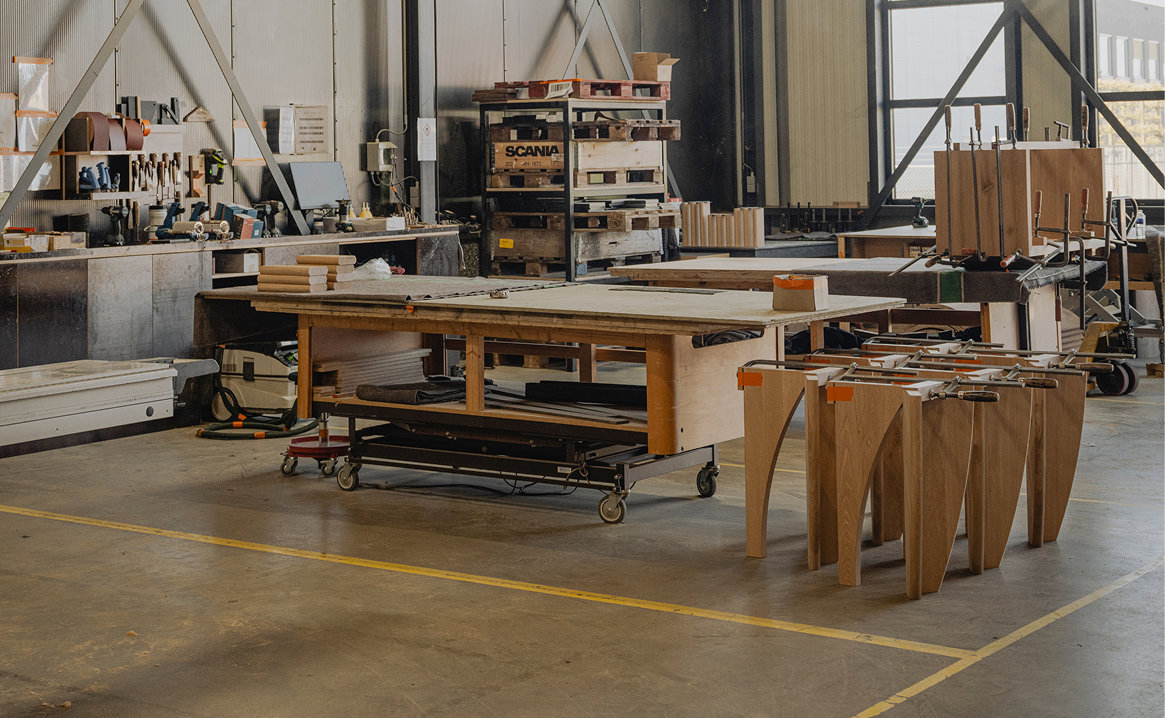 Werkplaats van Table du Sud in Heeze