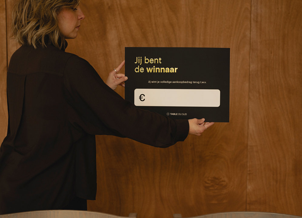 Win tijdens oktober woonmaand je aankoopbedrag terug bij Table du Sud