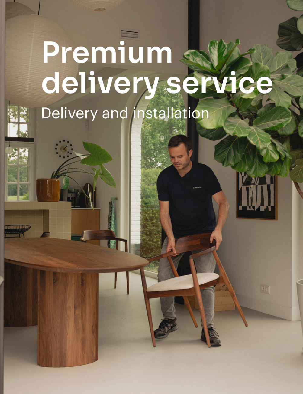 Premium bezorgservice met eigen Table du Sud bezorgers