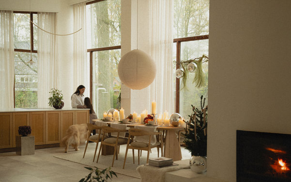 Kerst decoratie voor de eettafel Table du Sud