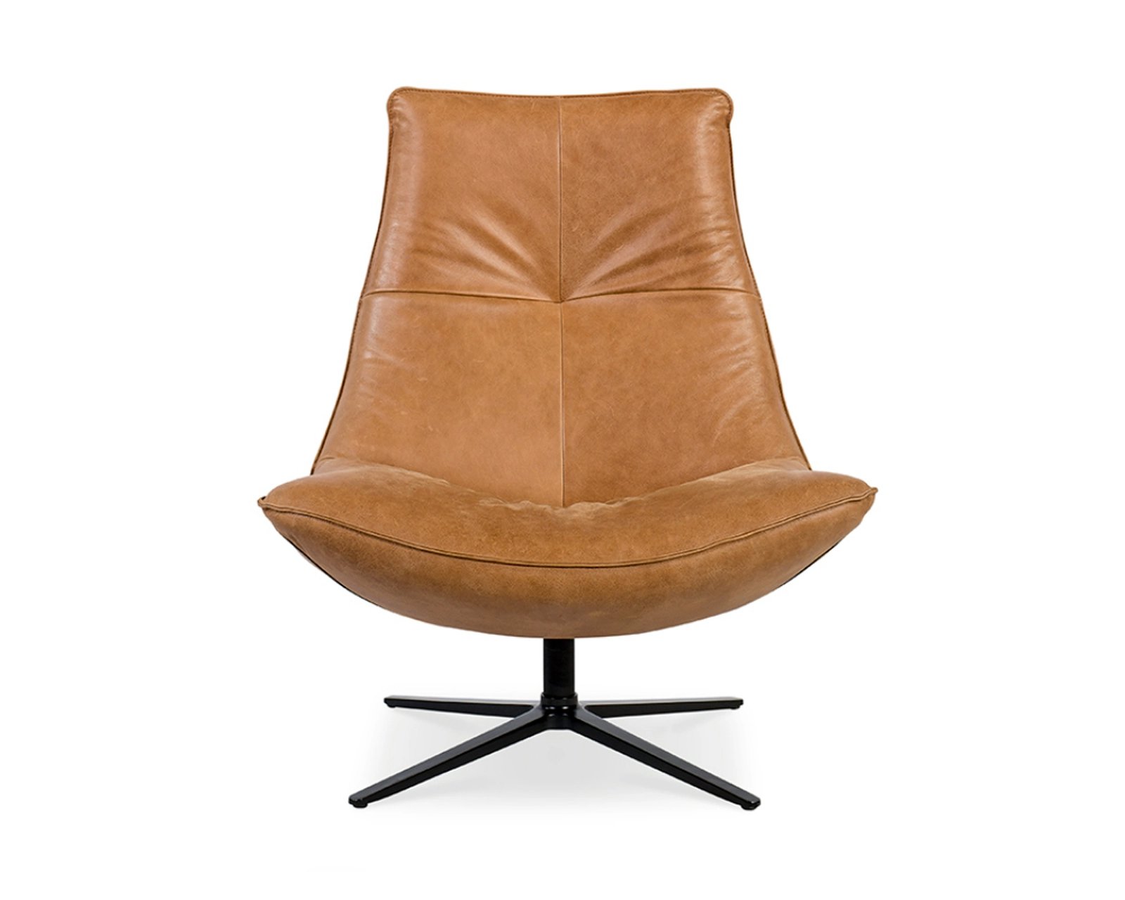 Materiaal: vintage leder - cognac