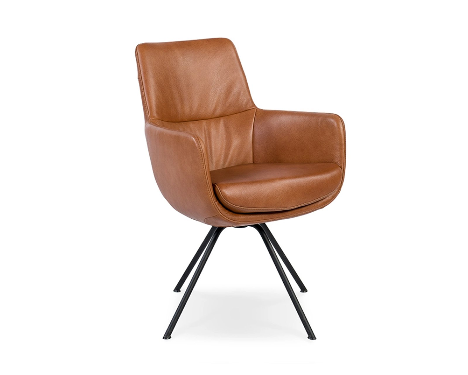 Materiaal: roma leder - cognac/licht 1501