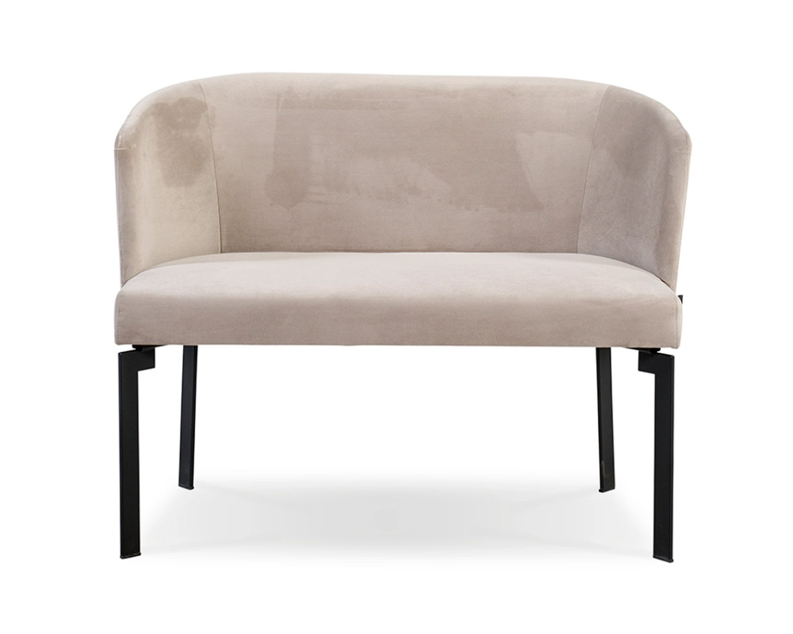 Materiaal: lezzeno - 016 soft grey met veder onderstel