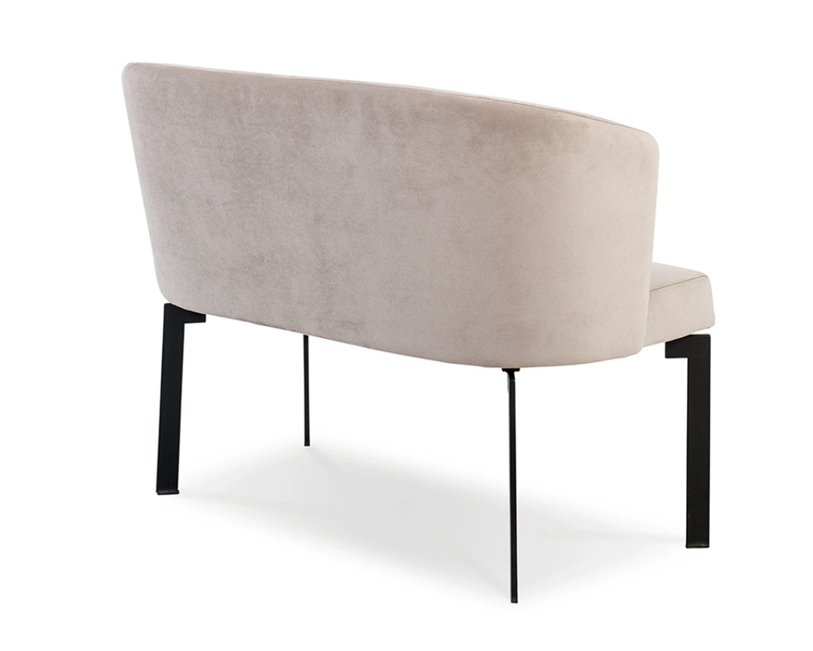 Materiaal: lezzeno - 016 soft grey met veder onderstel