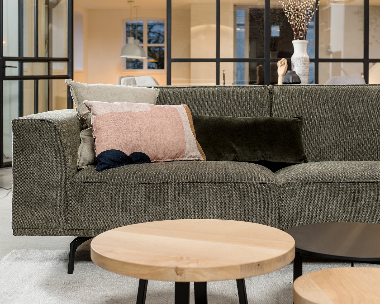 Soof hoekbank in silent - 88