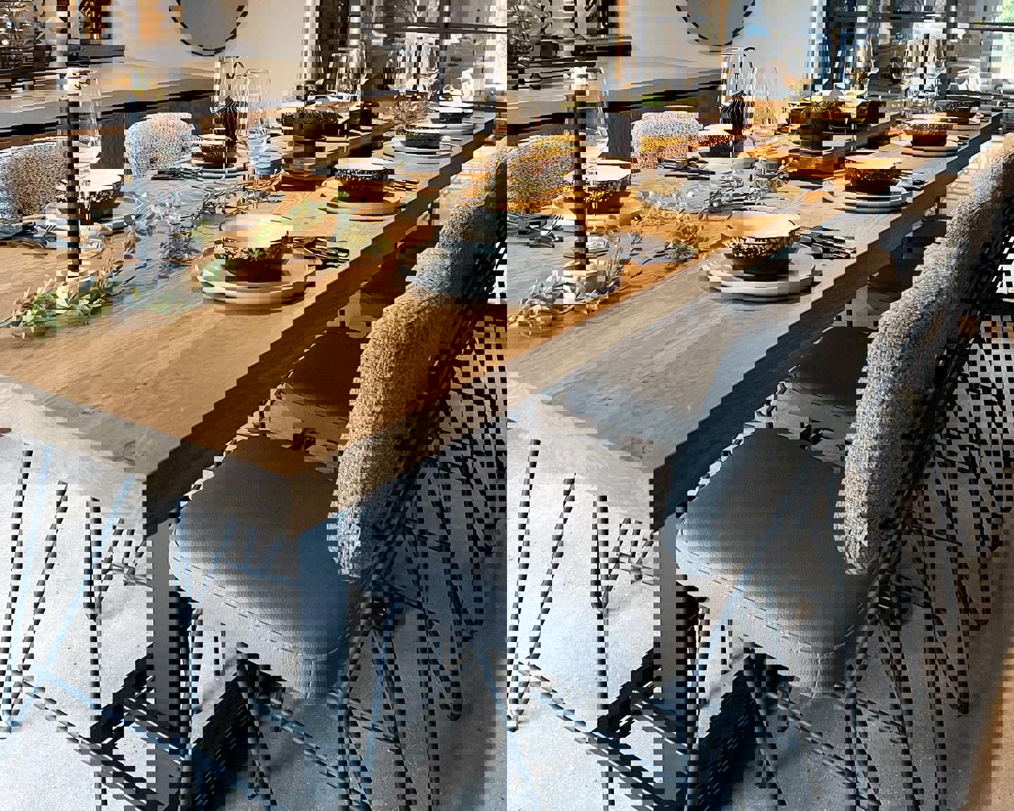 Eikenhouten designer bartafel Felix