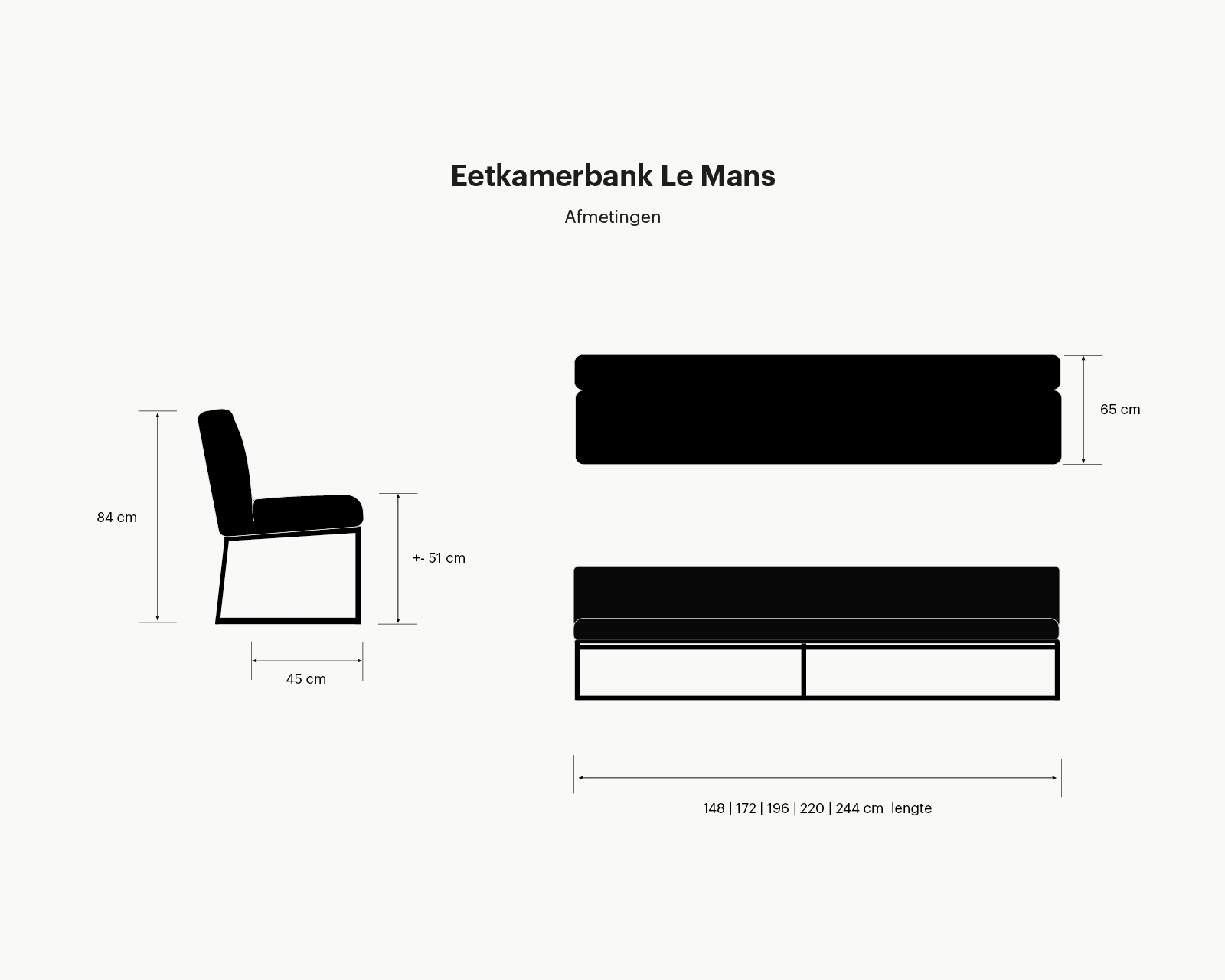 Eetkamerbank_le_mans