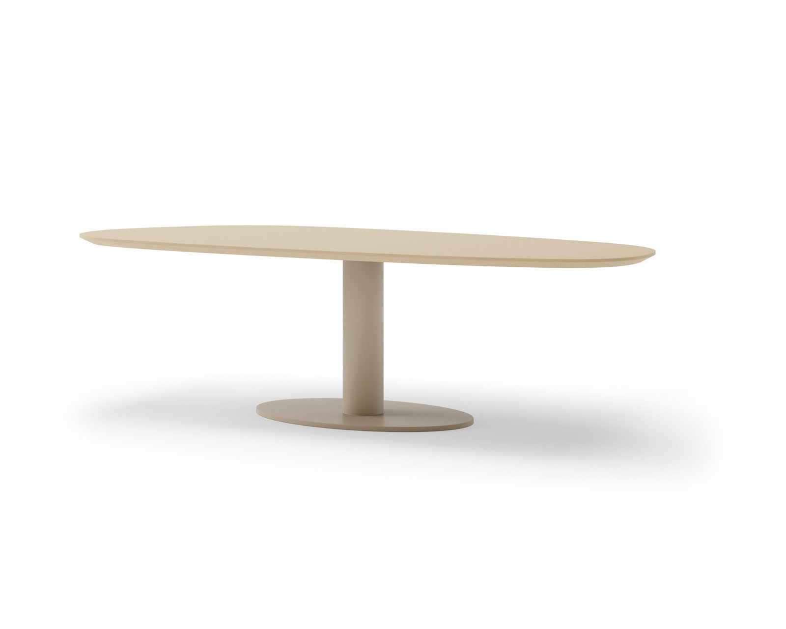 Unicolor_Leaf_Ovale O-Poot_BeigeLuxor-CloudySand