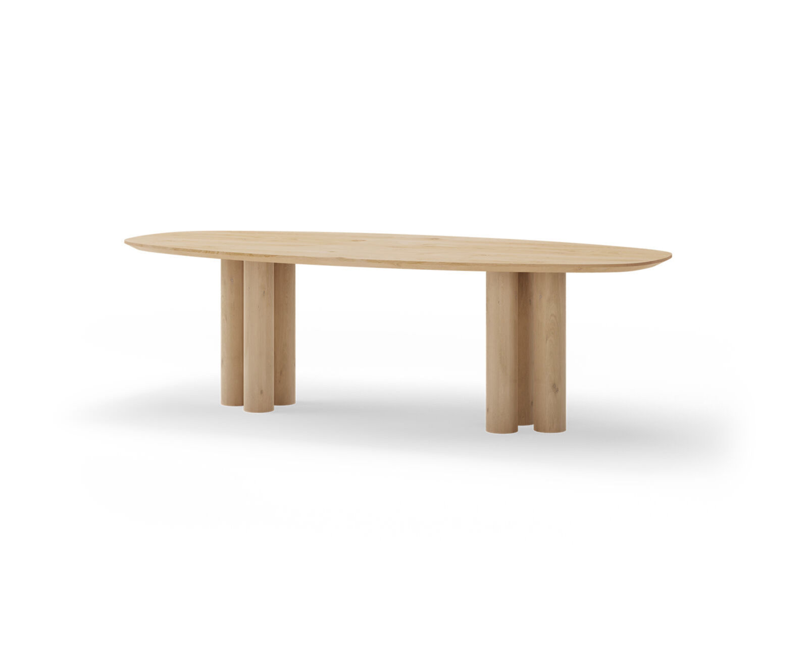 Deens ovale eikenhouten eettafel Filippa