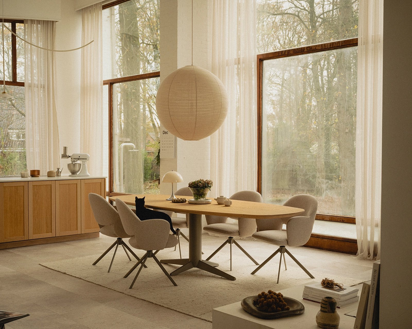 Deens ovale eikenhouten eettafel Ludovic | Table du Sud
