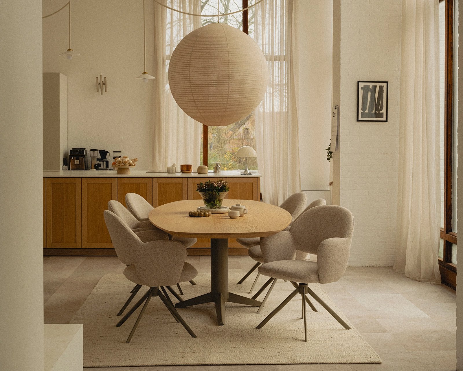Deens ovale eikenhouten eettafel Ludovic | Table du Sud