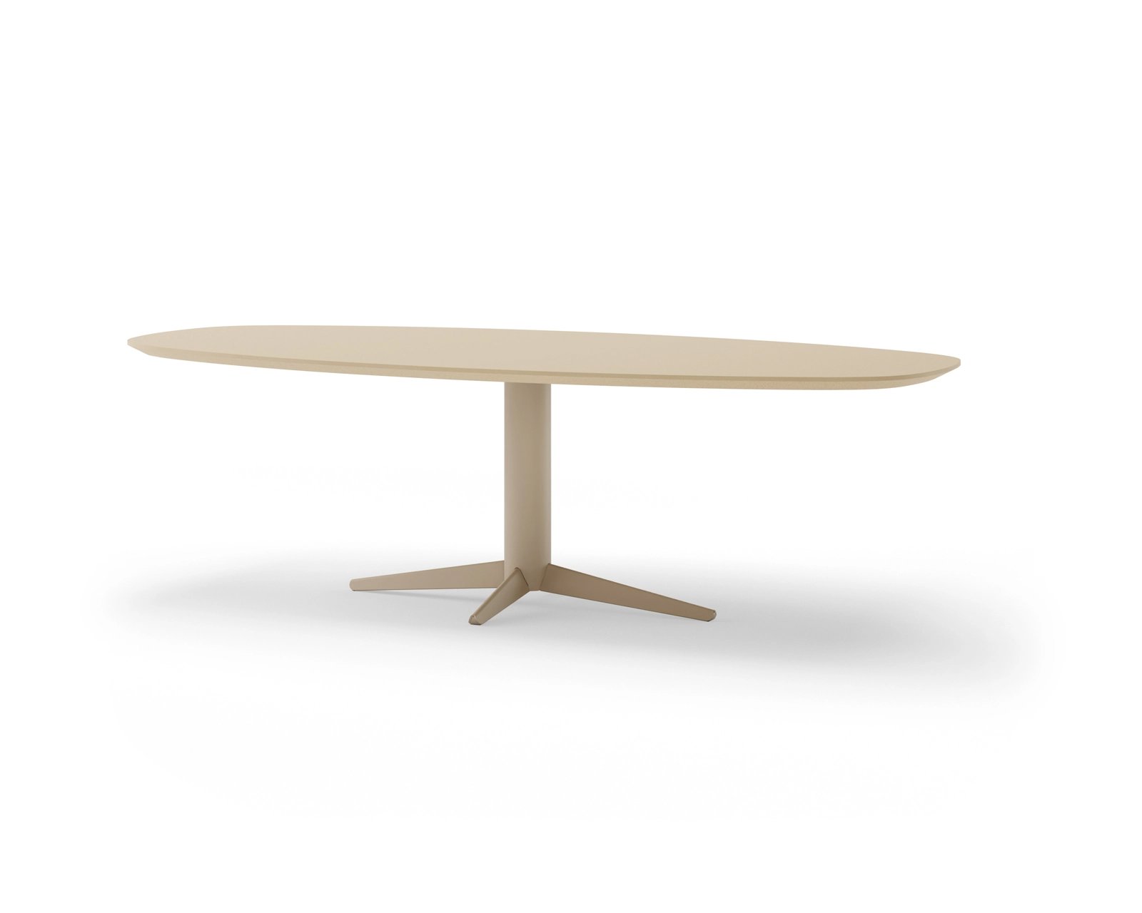 Deens ovale fenix unicolor eettafel Ludovic | Table du Sud