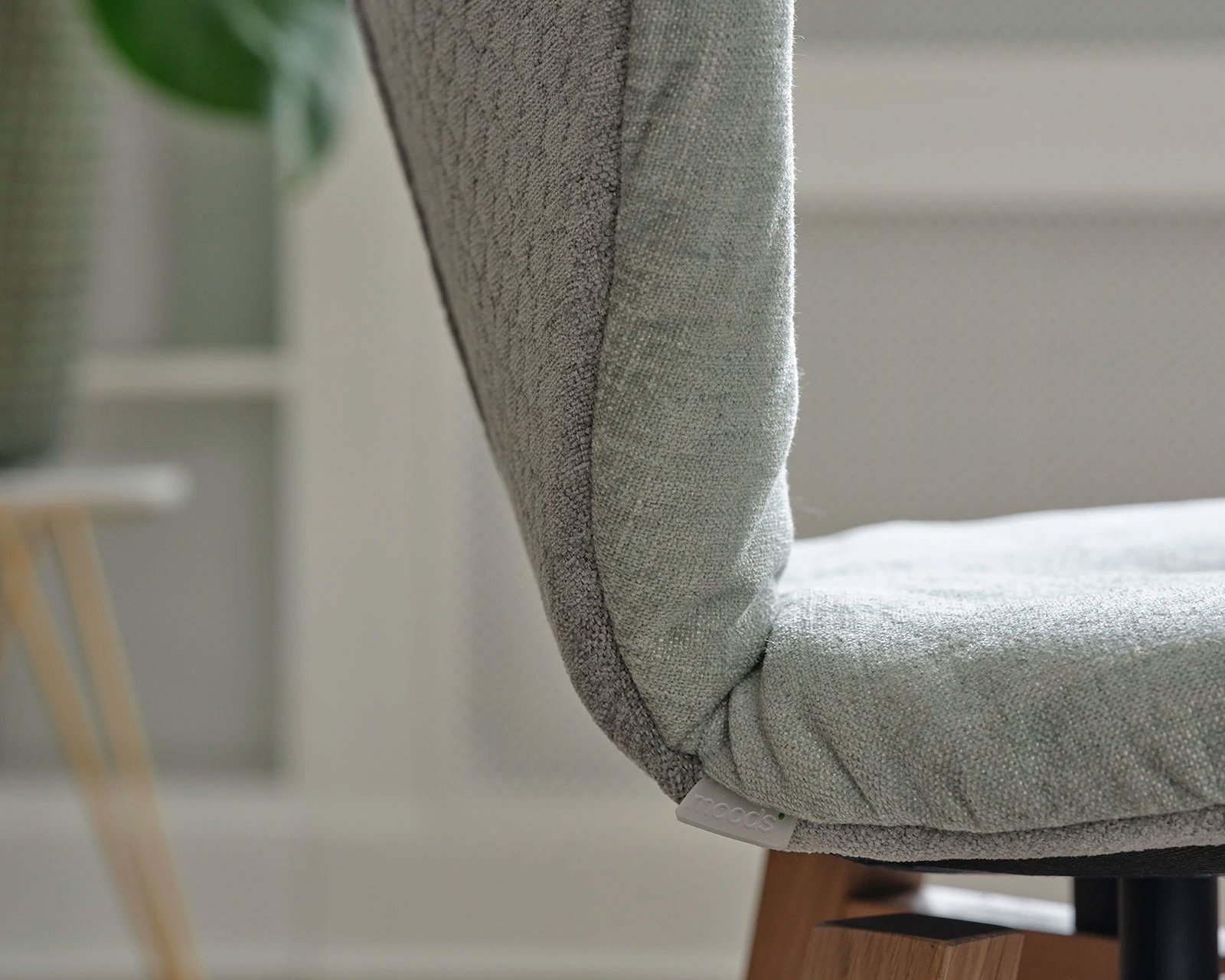 Materiaal: zanzibar - platine (in) otello - mint (out)