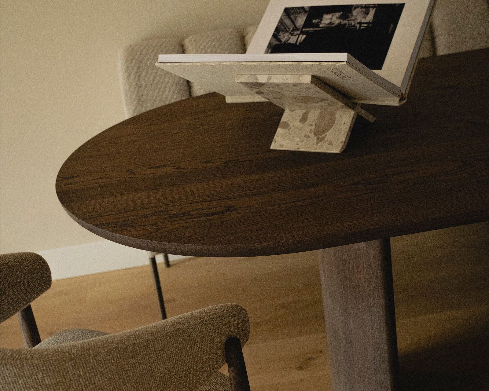 Eettafel Chloe halve cirkel pdp