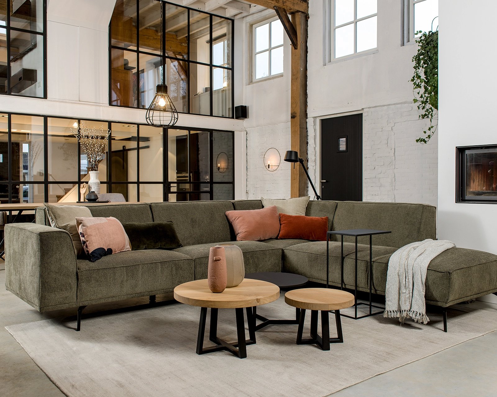 Soof hoekbank in silent - 88