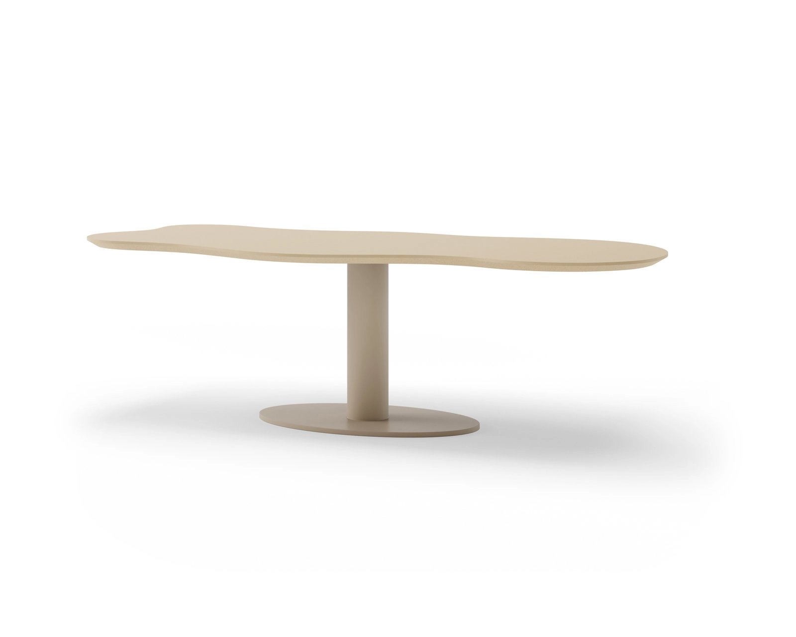 Unicolor_Abu_Ovale O-Poot_BeigeLuxor-CloudySand