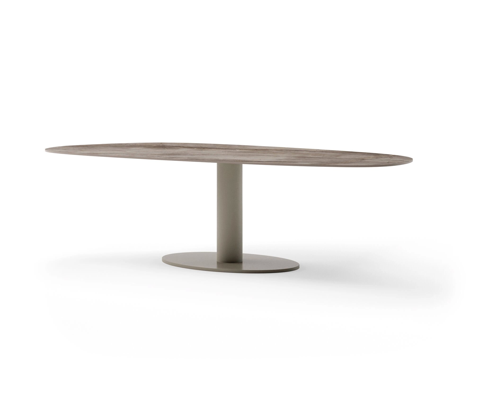 Keramiek-SilverRootSatin_Leaf_Ovale-O-Poot