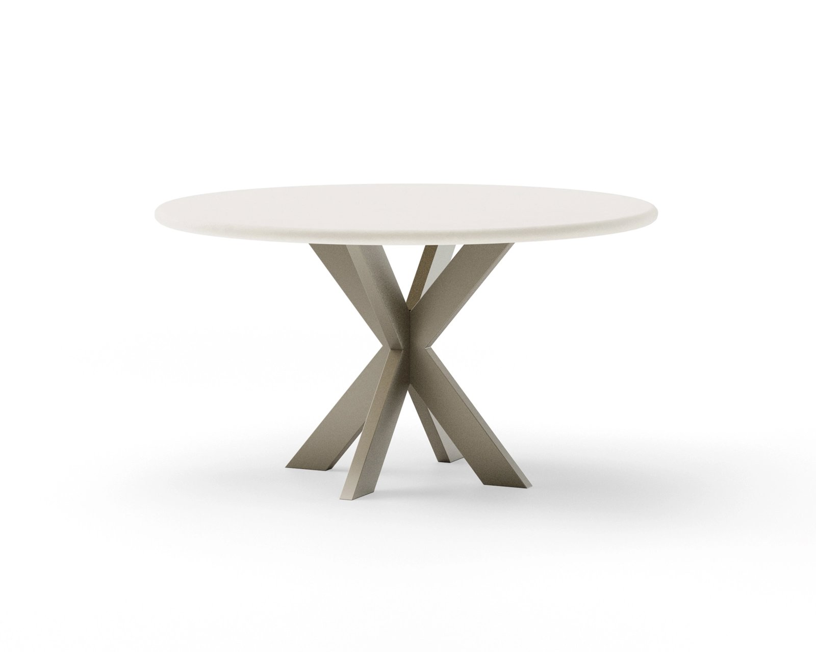Ronde eettafel beton met onderstel Arlette | Table du Sud